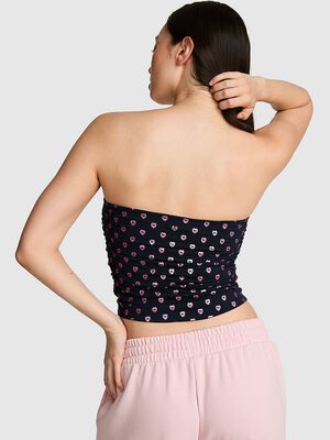 All-Day Cotton&trade; Side-Ruched Tube Top