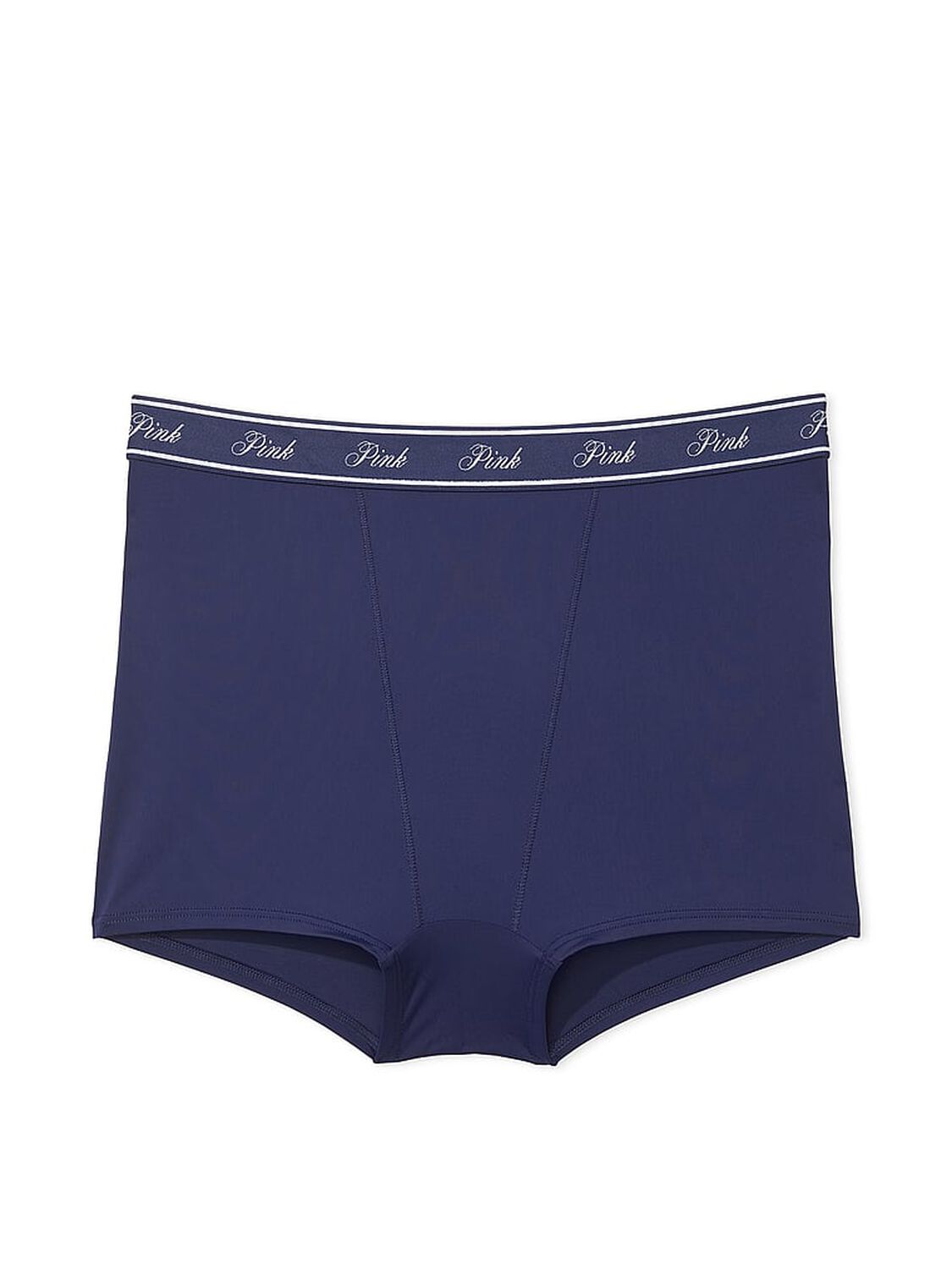vs Pink Logo Micro High-Waist Boyshort Panty Midnight Navy 3 of 4 