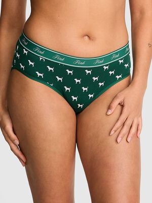 Logo Cotton Hiphugger Panty
