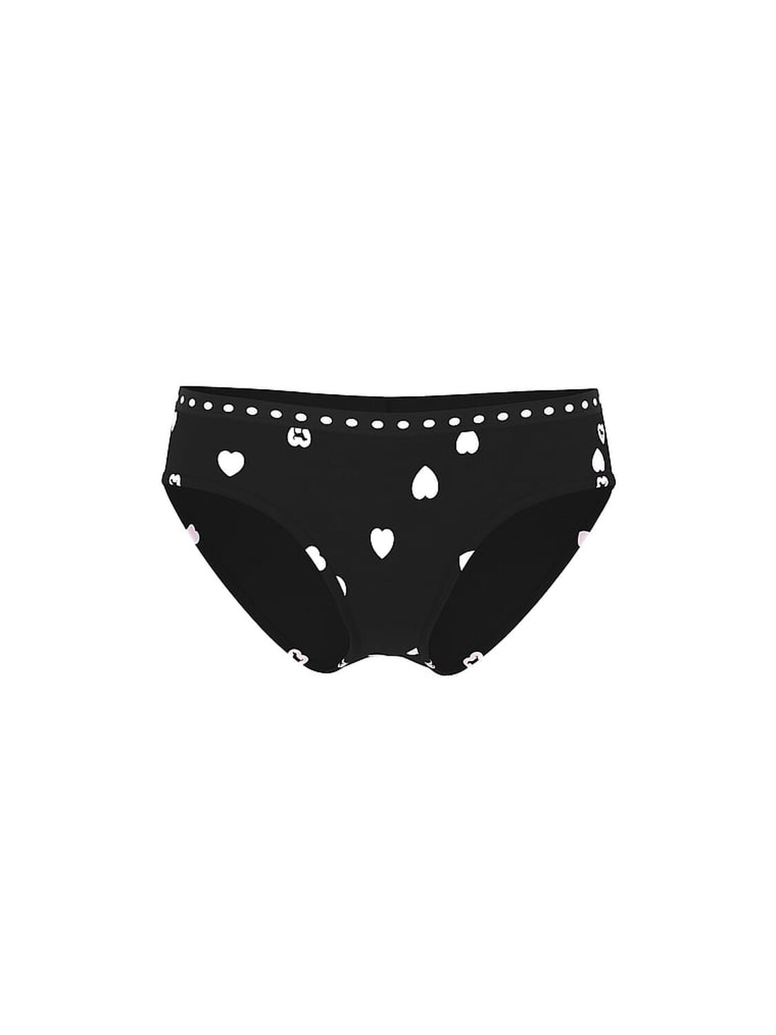 vs Pink Logo Hiphugger Panty Black Heart Dog Print 3 of 3 