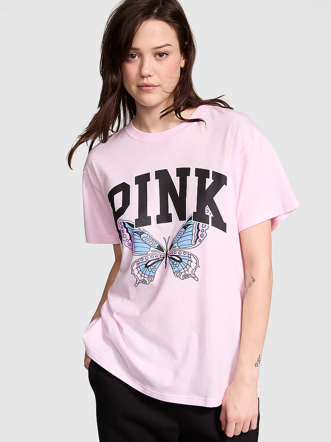 vs Pink Campus Cotton Tee Tulip Pink 1 of 3 
