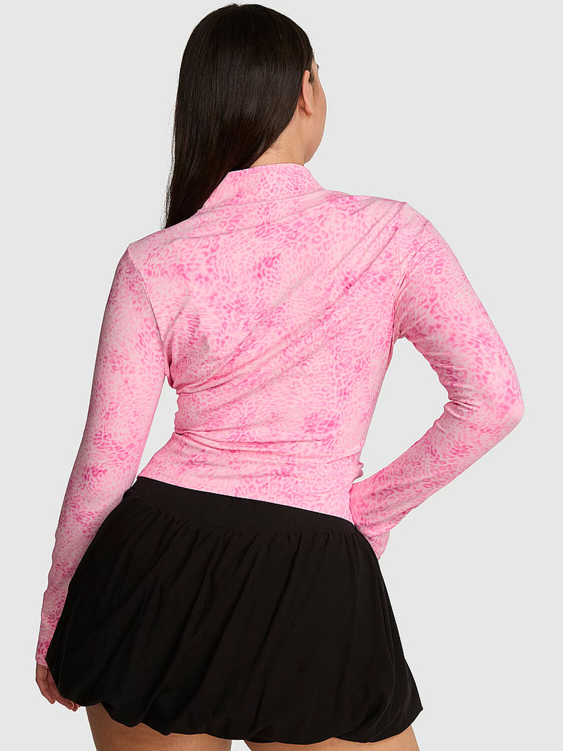 pink Pink PINK Relay&trade; Full-Zip Jacket Pink Leopard 2 of 4 