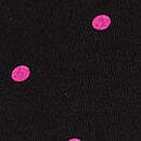 All-Day Cotton High-Neck Bra Tank, Pure Black Polka Dot Print, swatch
