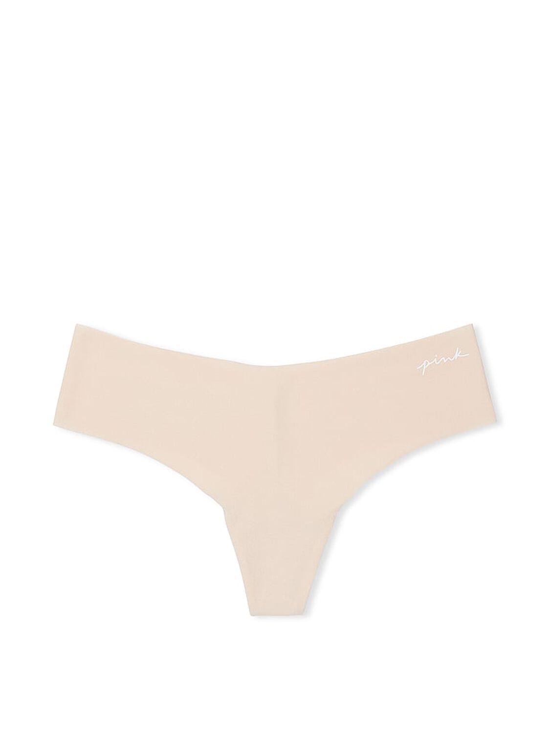 vs Pink No-Show Thong Panty Marzipan 3 of 3 