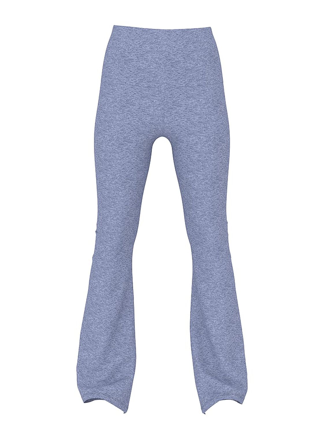 vs Pink All-Day Cotton Foldover Flare Leggings Heather Dusty Iris Bling Rocker Capsule 3 of 3 