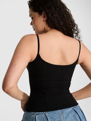 All-Day Soft Rib Corset Tank Top