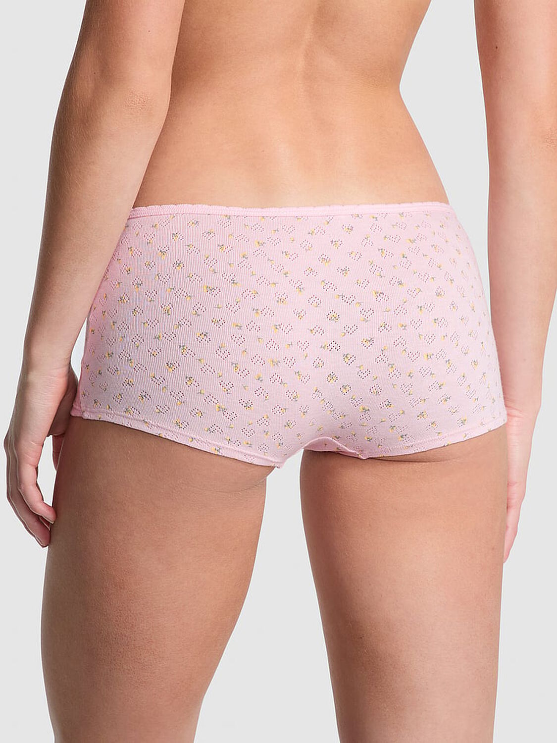 vs Pink Cotton Boyshort Panty 1 of 3 