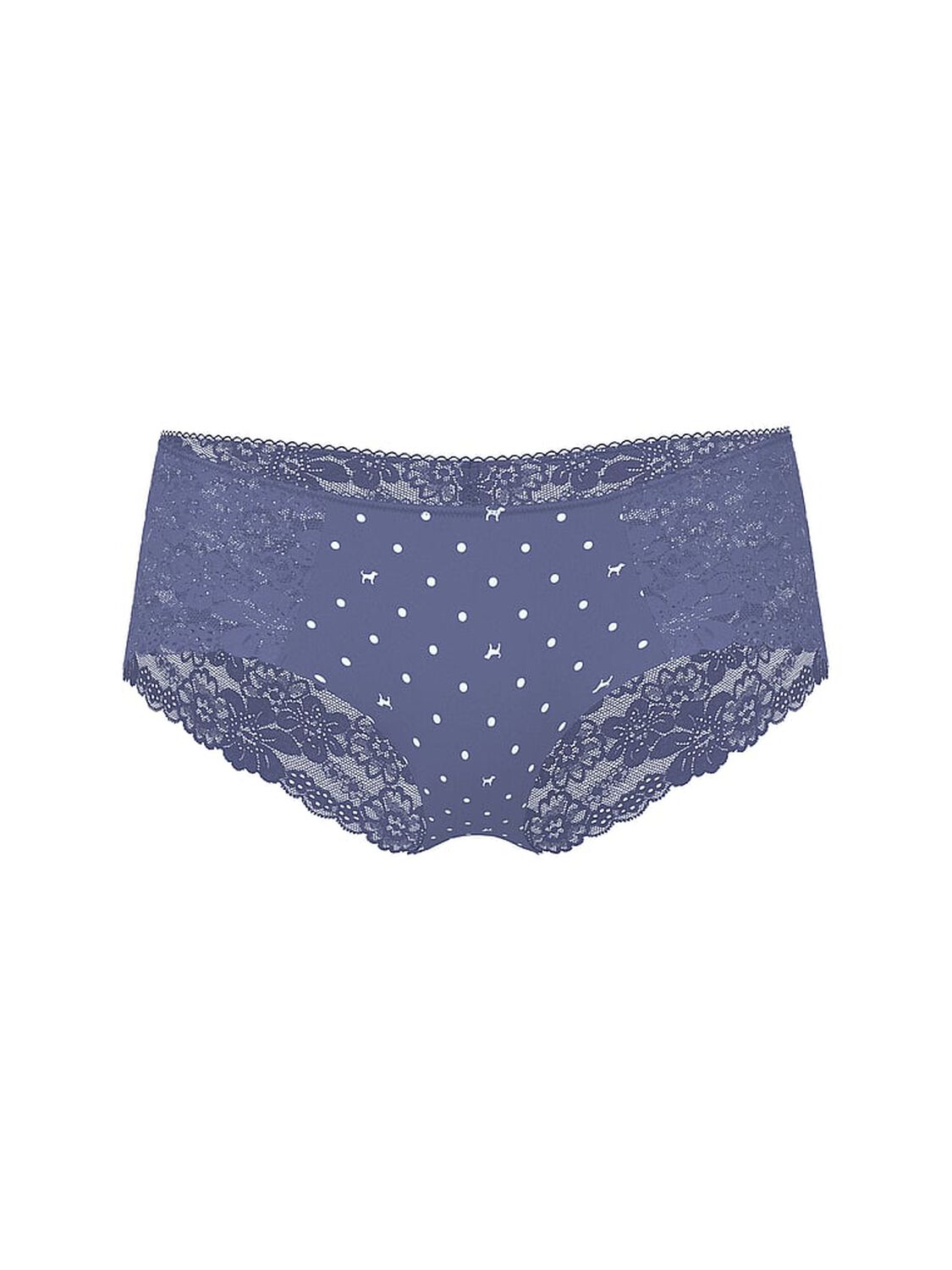 vs Pink No-Show Cheeky Panty Dusty Iris Dot & Dog 3 of 3 