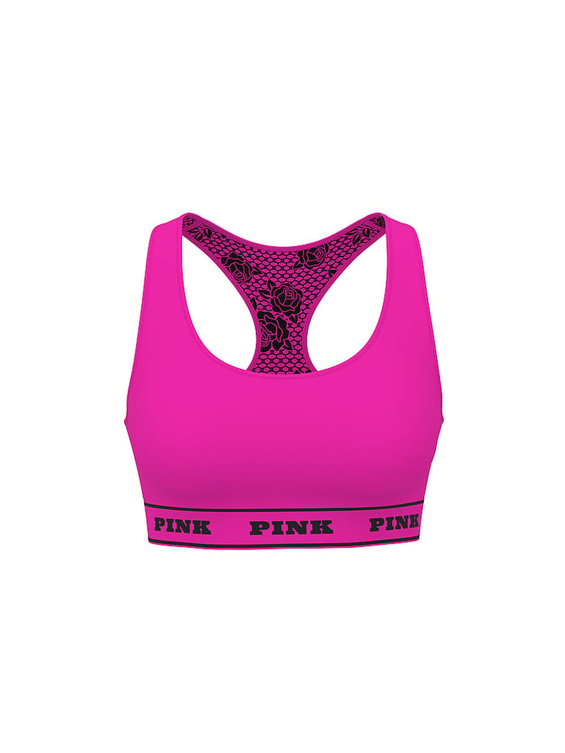 pink Pink Seamless Reversible Sports Bra Pink Fire 1 of 1 