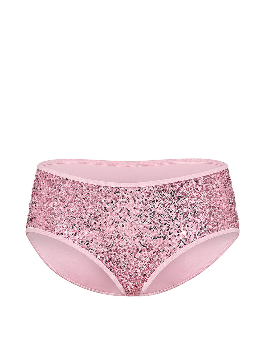 pink Pink Low-Rise Boyshort Bikini Bottom Boardwalk Pink 3 of 3 