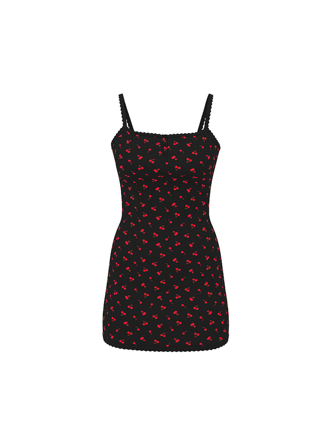 vs Pink Pointelle Slip Dress Black Cherries 3 of 4 