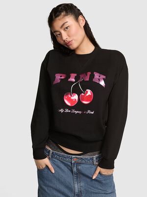 Ivy Fleece Oversized Crew Sweatshirt