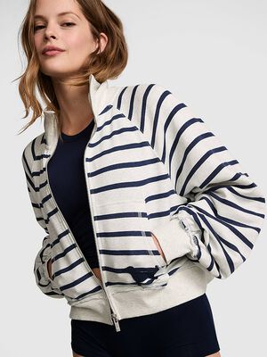 Campus Terry&trade; Mock-Neck Full-Zip Sweatshirt