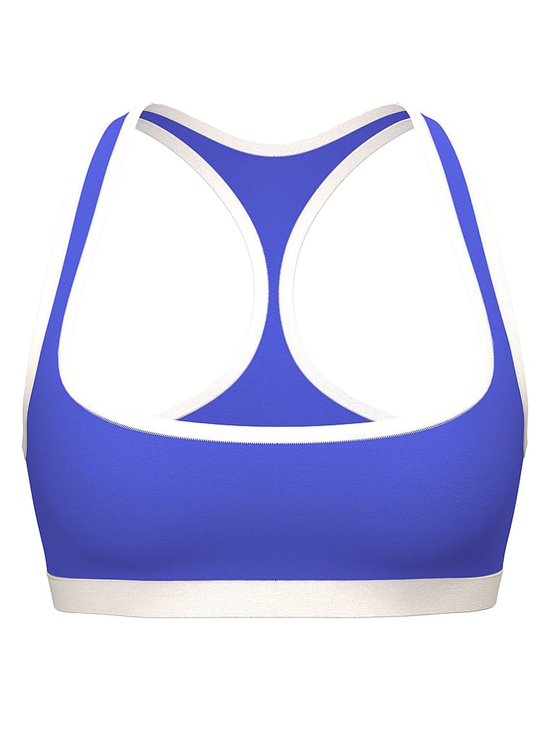 vs Pink Bralettes & Bra Tops Cotton Dorm Unlined Racerback Bralette Ultramarine Blue 3 of 3 