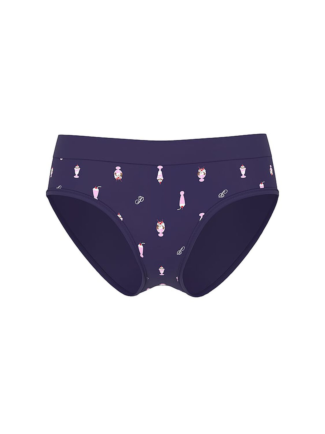 vs Pink Logo Cotton Hiphugger Panty Grape Taffy Ice Cream Print 3 of 3 
