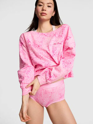 Campus Fleece&trade; Rib Off-The-Shoulder Sweatshirt