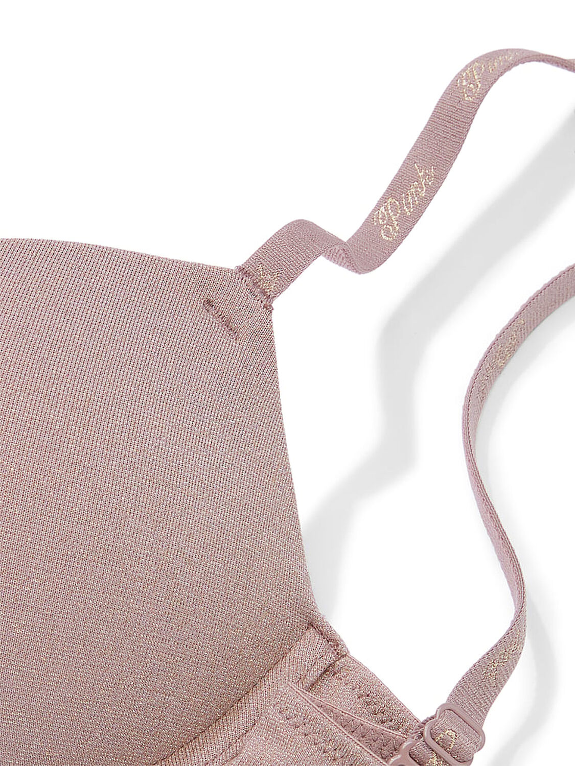 vs Pink Wear Everywhere Wear Everywhere Super Push-Up Bra Iced Coffee 4 of 4 
