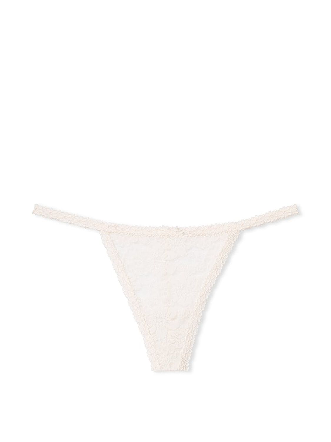vs Pink Wink V-String Panty Coconut White 3 of 3 
