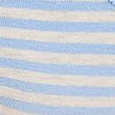Cotton Lace-Trim Thong Panty, Heather Blue Dancer Stripe Print, swatch