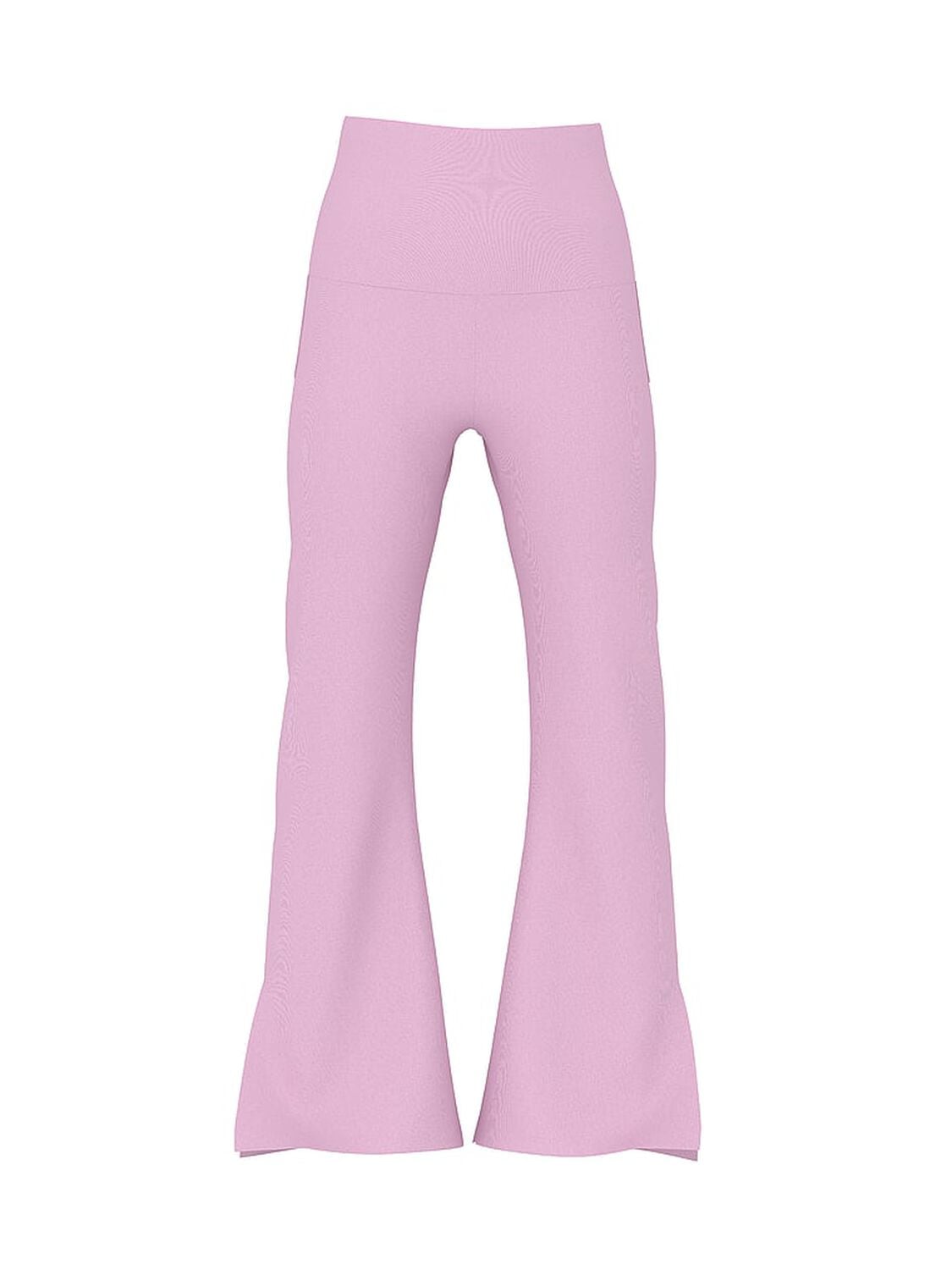 pink Pink Ivy Fleece Foldover Flare Sweatpants Hushed Lilac 3 of 3 