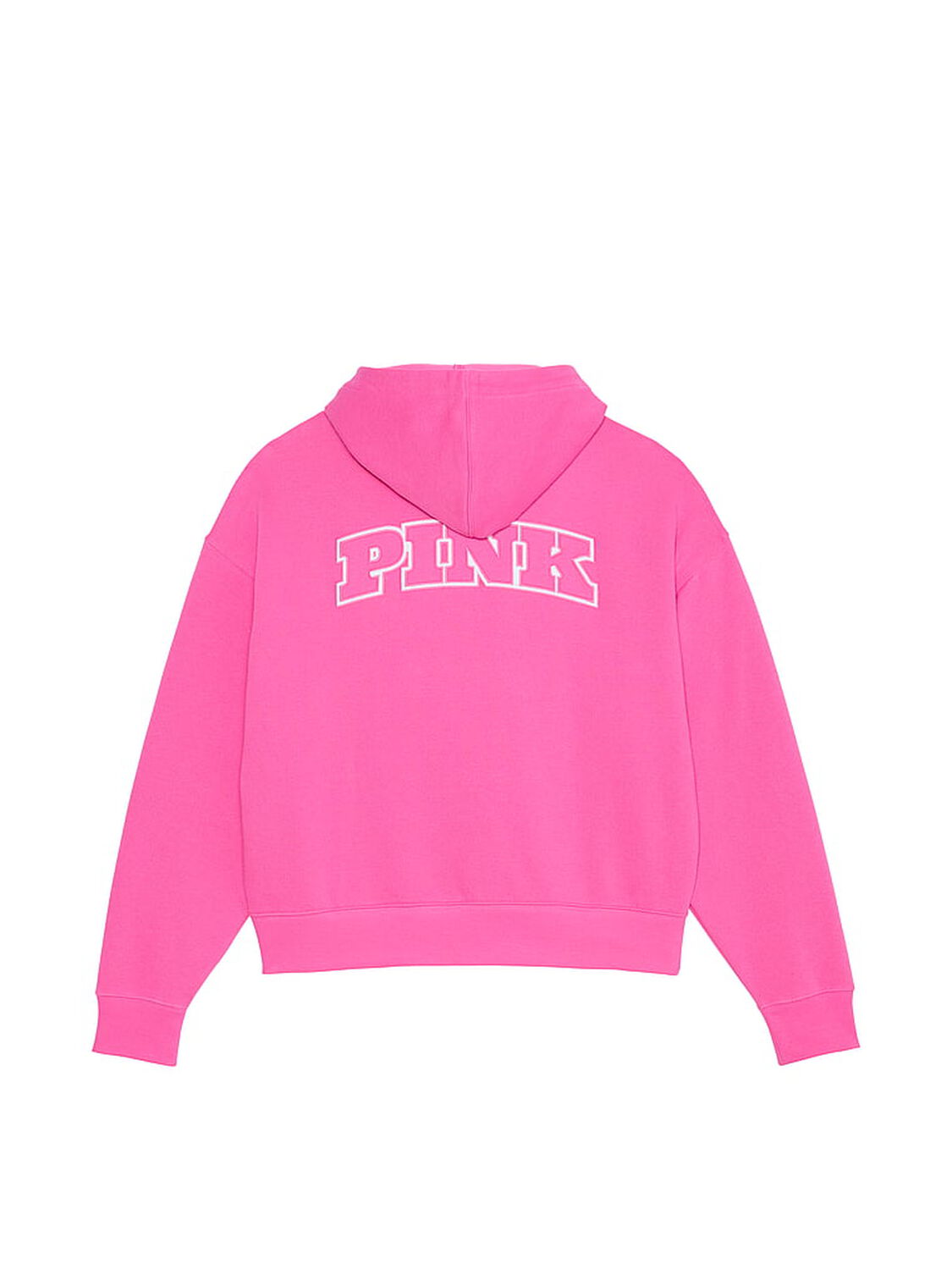 vs Pink Ivy Fleece Campus Full-Zip Hoodie Pink Gossip 4 of 5 