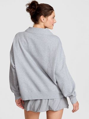 Campus Fleece&trade; Oversized Mock-Neck Sweatshirt