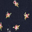 Cotton Boxy Pajama Shorts, Noir Navy Ditsy Floral Print, swatch