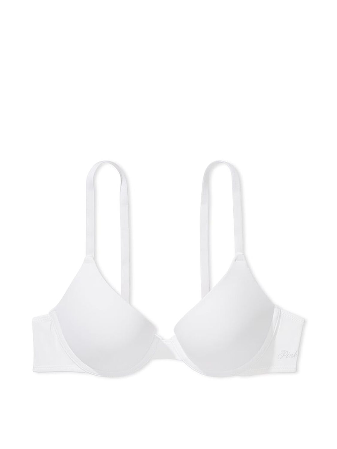 vs Pink Wear Everywhere Wear Everywhere Push-Up Bra Optic White 3 of 3 