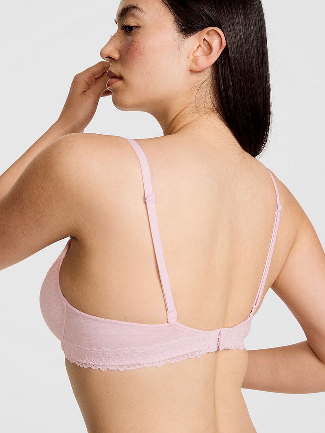 pink Pink Wear Everywhere&trade; Lightly Lined Full Coverage T-Shirt Bra Heather Petal Pink 2 of 3 