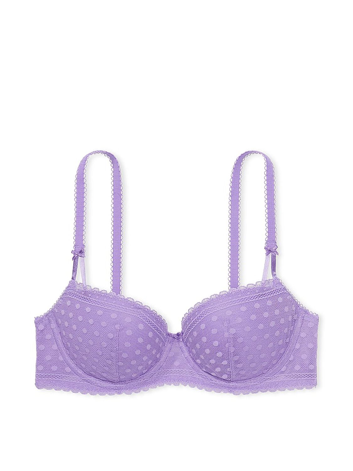 vs Pink Wink Push-Up Balconette Bra Wysteria Purple 1 of 2 