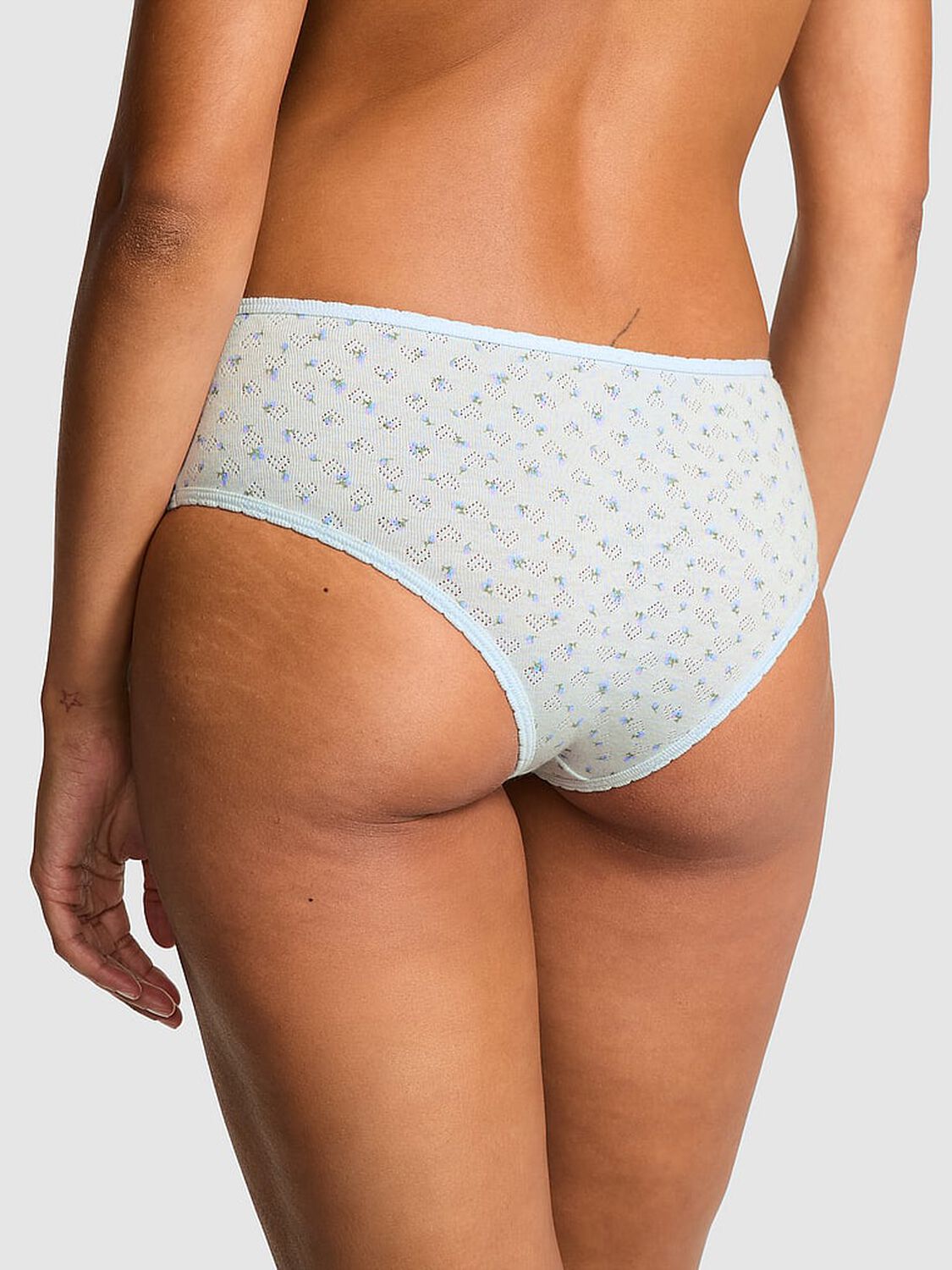 vs Pink Cotton Cheeky Panty Bliss Floral Print 2 of 3 