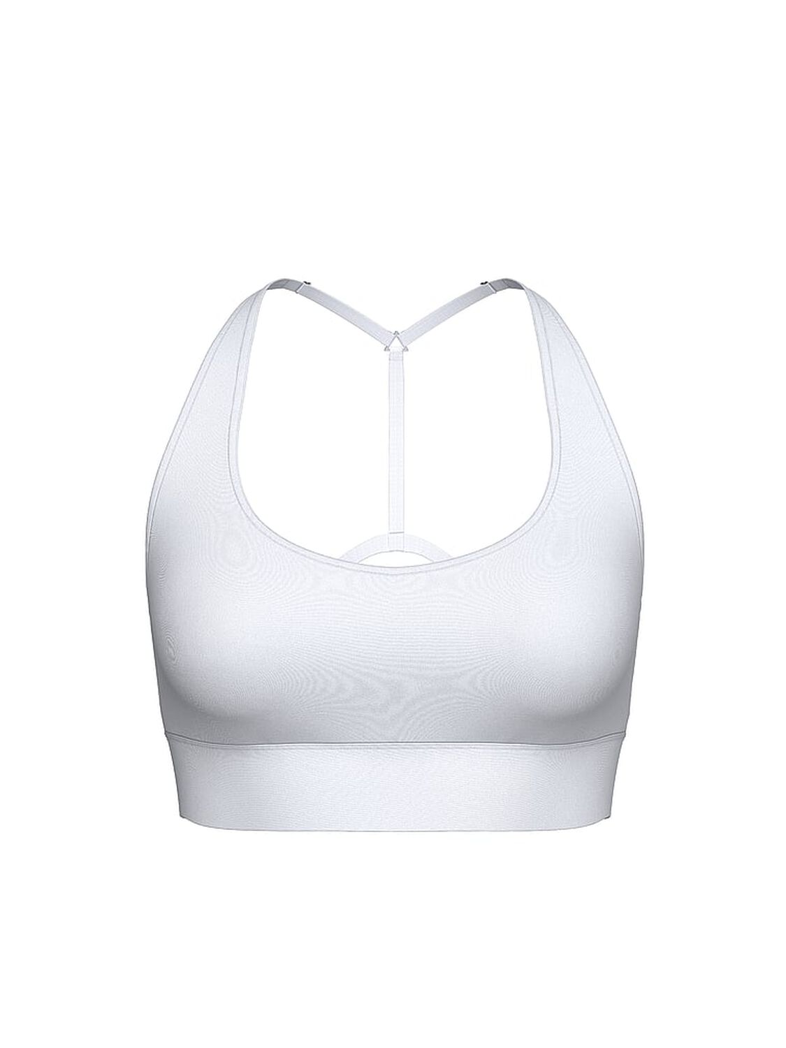 vs Pink PINK Relay&trade; Scoop T-Back Sports Bra White 3 of 3 