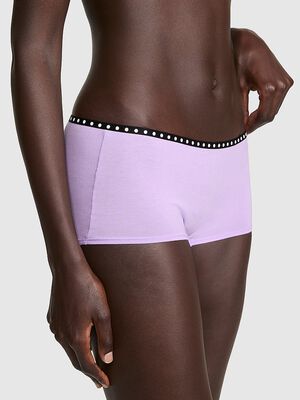 Logo Cotton Boyshort Panty