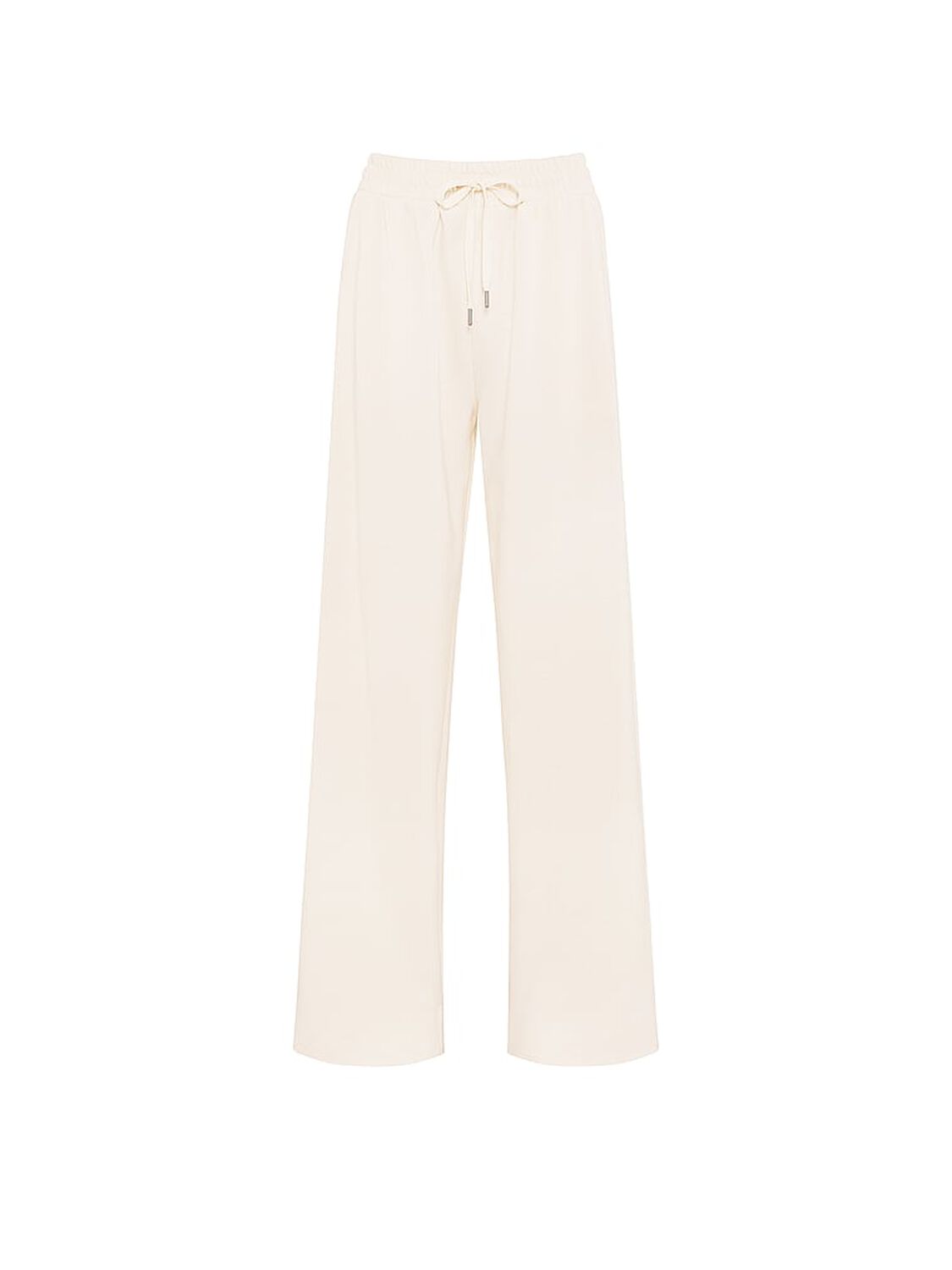 pink Pink Campus Fleece&trade; Wide-Leg Split-Hem Sweatpants Cozy White Disco 3 of 3 