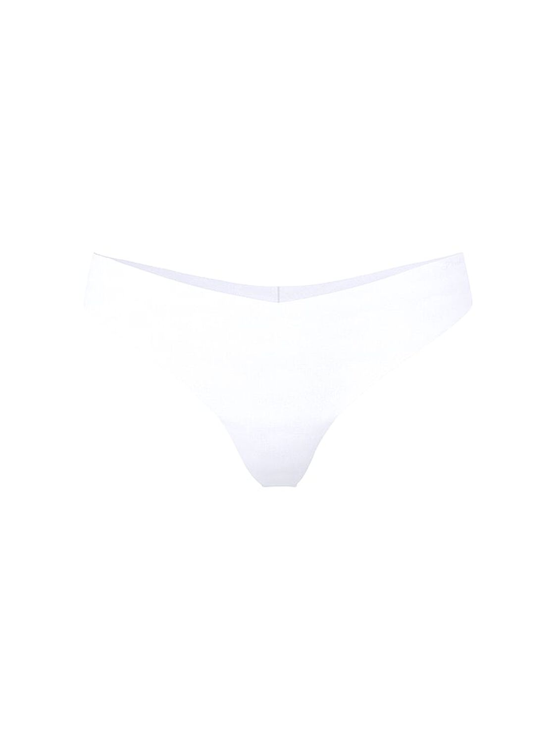 vs Pink No-Show Thong Panty White 3 of 3 