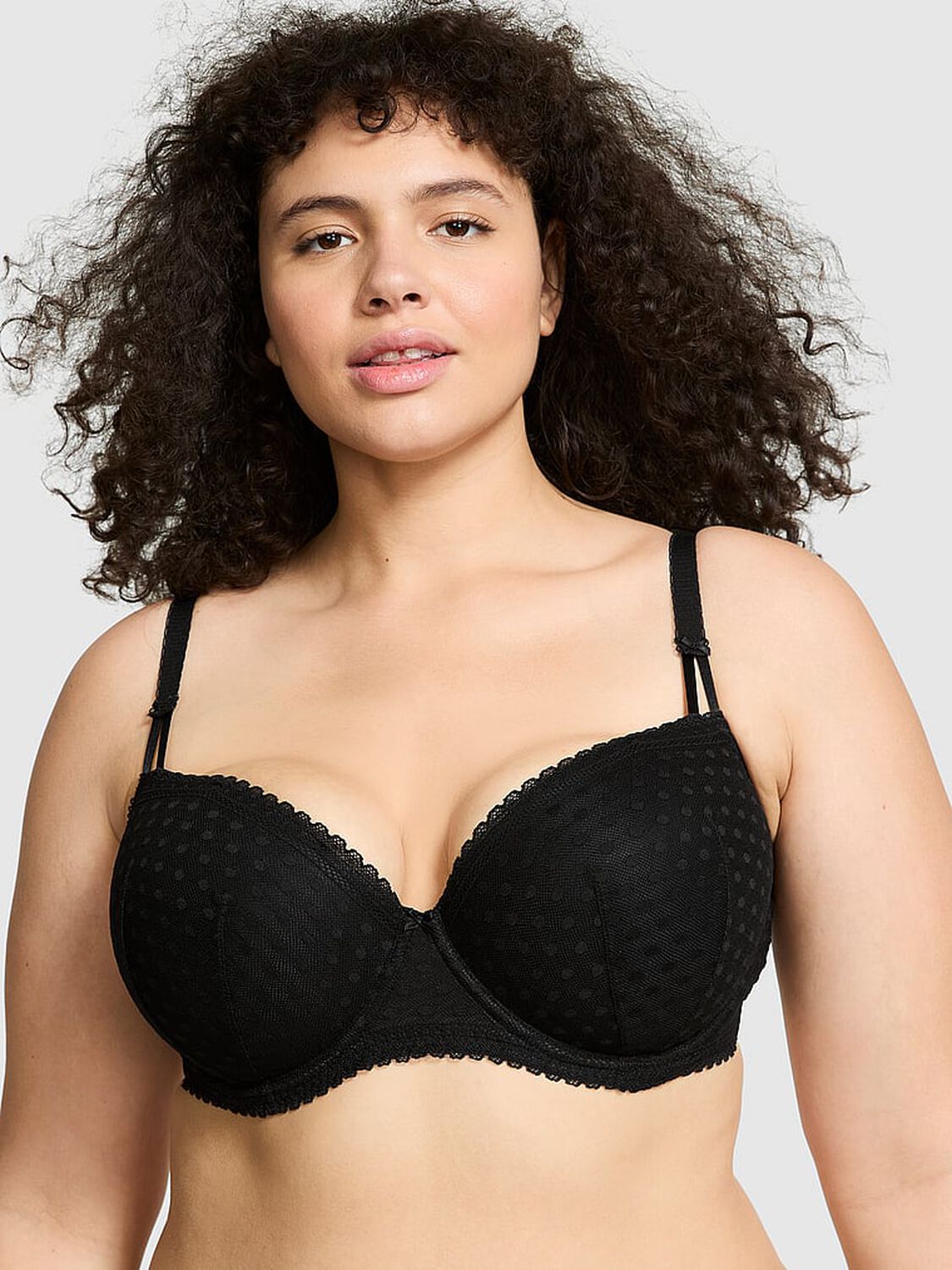 vs Pink Wink Push-Up Balconette Bra 1 of 4 