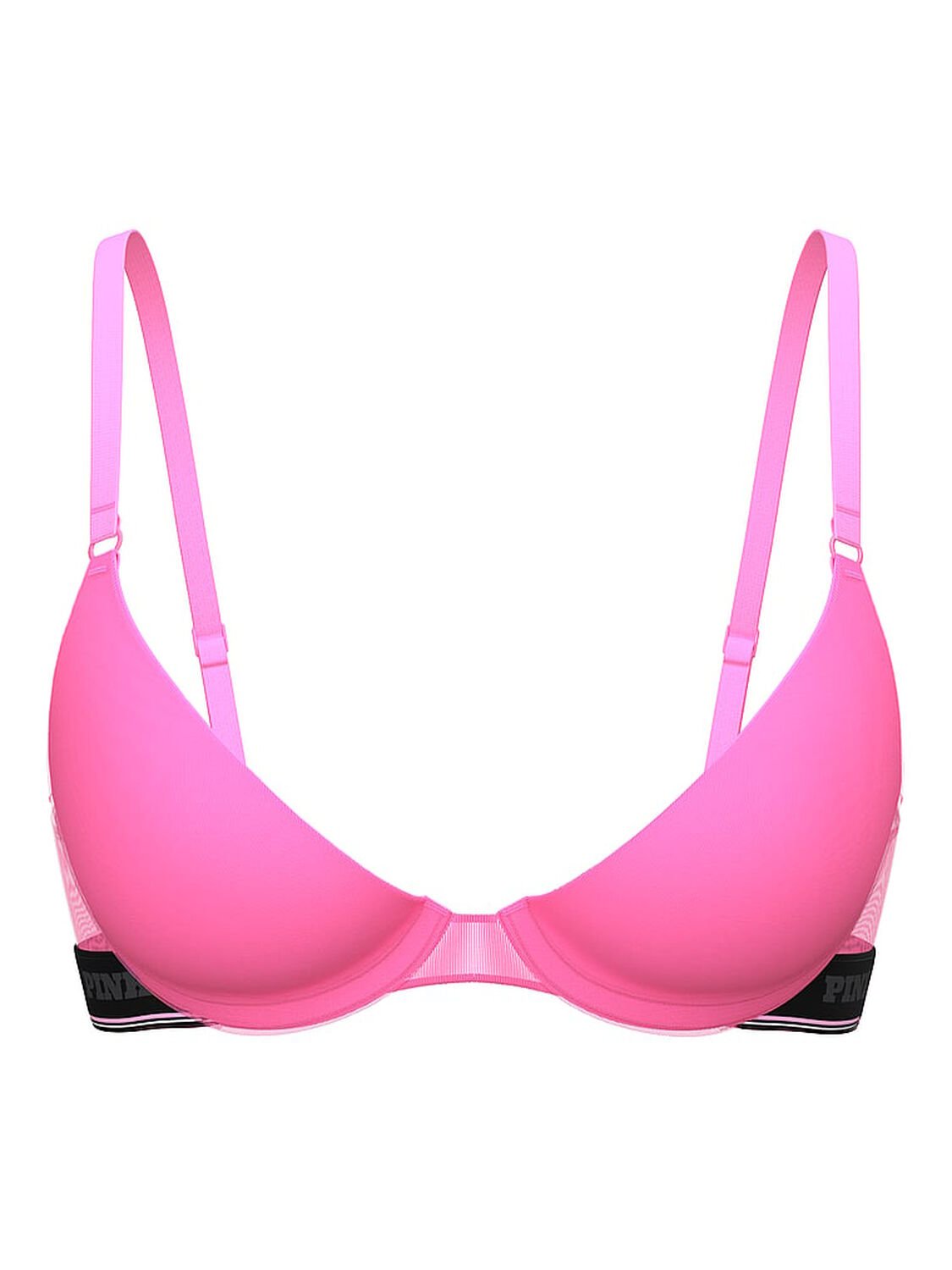 vs Pink Wear Everywhere Wear Everywhere Push-Up Bra Radiant Rose 3 of 3 