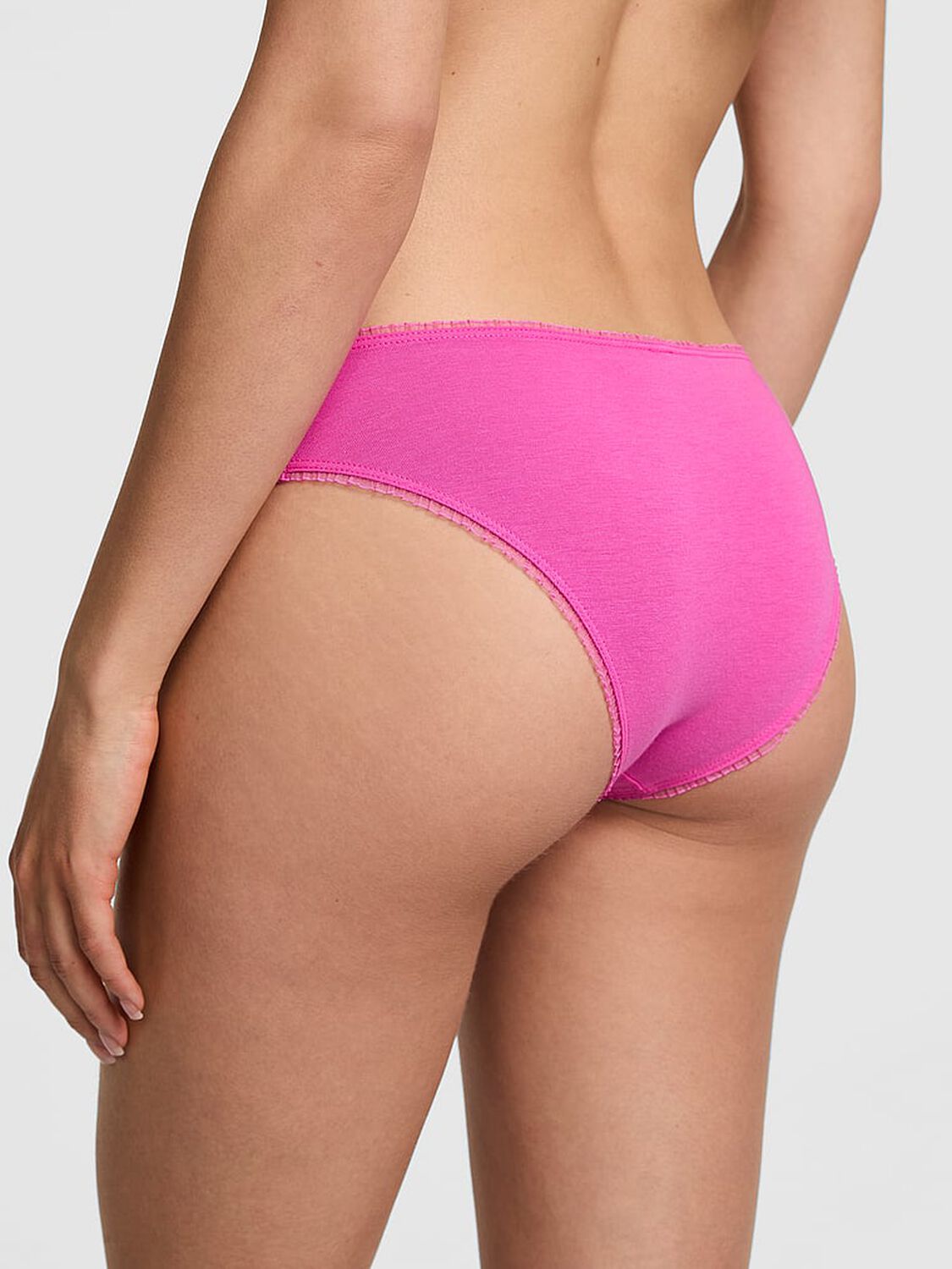vs Pink Cotton Cheeky Panty Pink With Boot Patch 2 of 3 