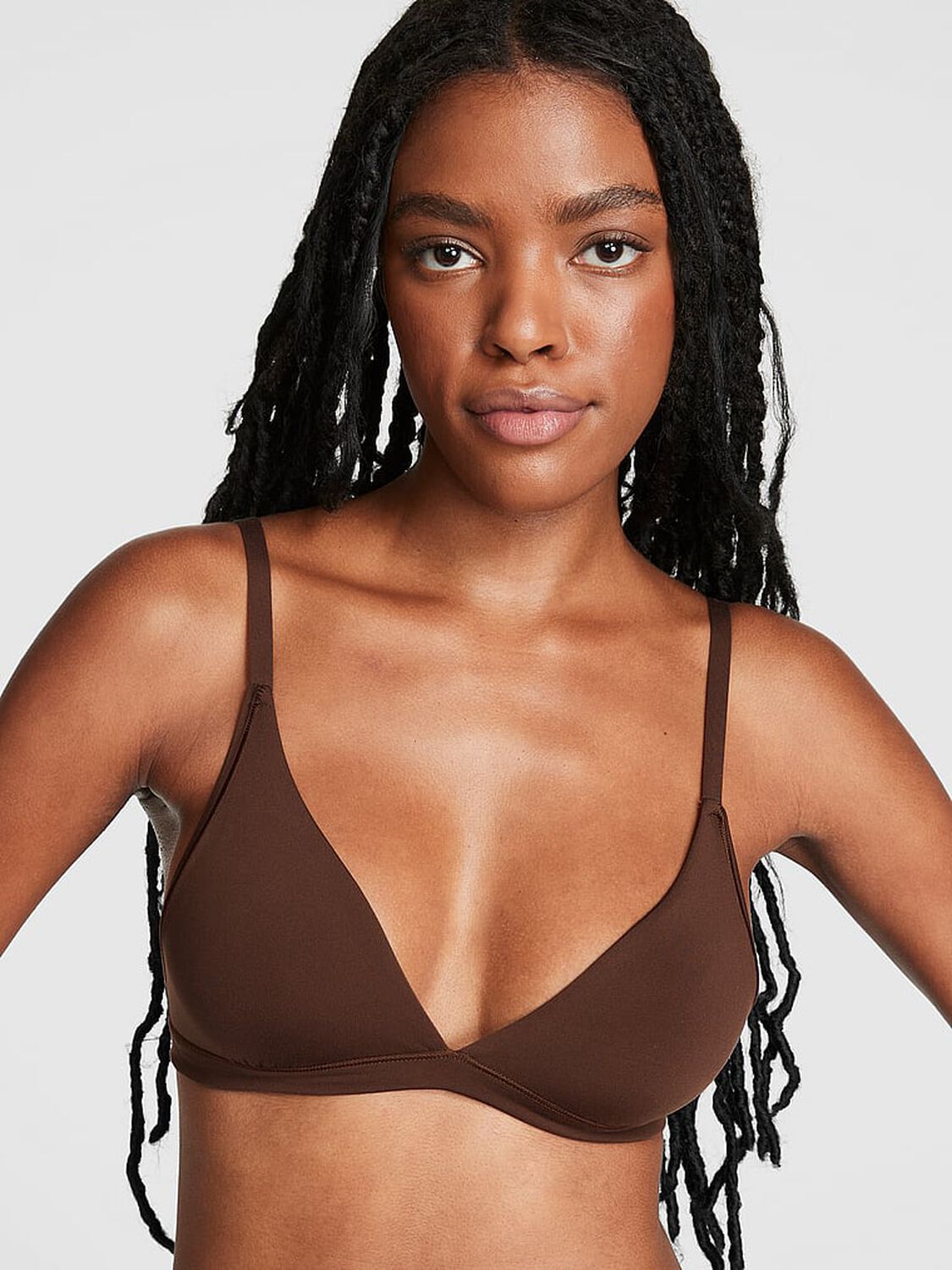 vs Pink Bralettes & Bra Tops Triangle Bralette Ganache 1 of 4 