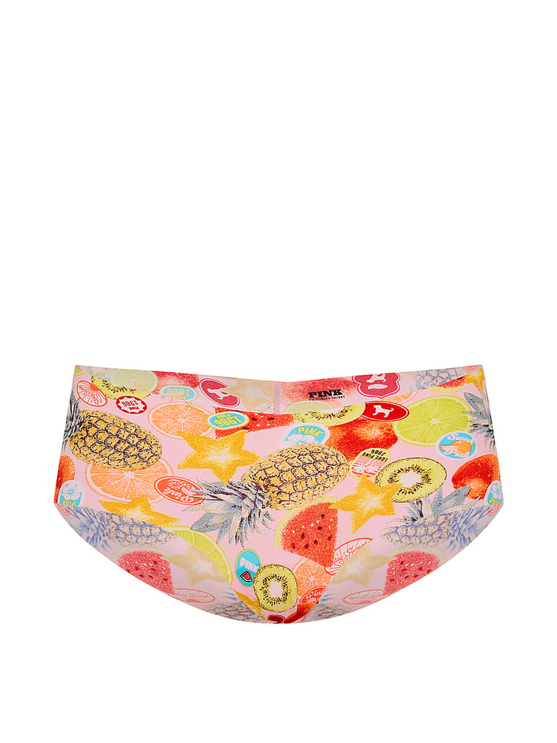 vs Pink No-Show Hiphugger Panty Boardwalk Pink Fruit Print 3 of 3 