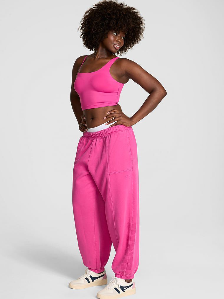 All-Day Cotton™ Foldover Flare Leggings Charcoal Heather Grey