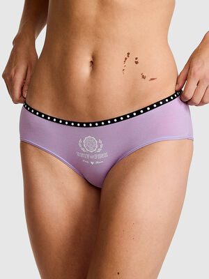 Logo Cotton Hiphugger Panty