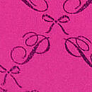 No-Show Hiphugger Panty, Pink Script P Bow, swatch