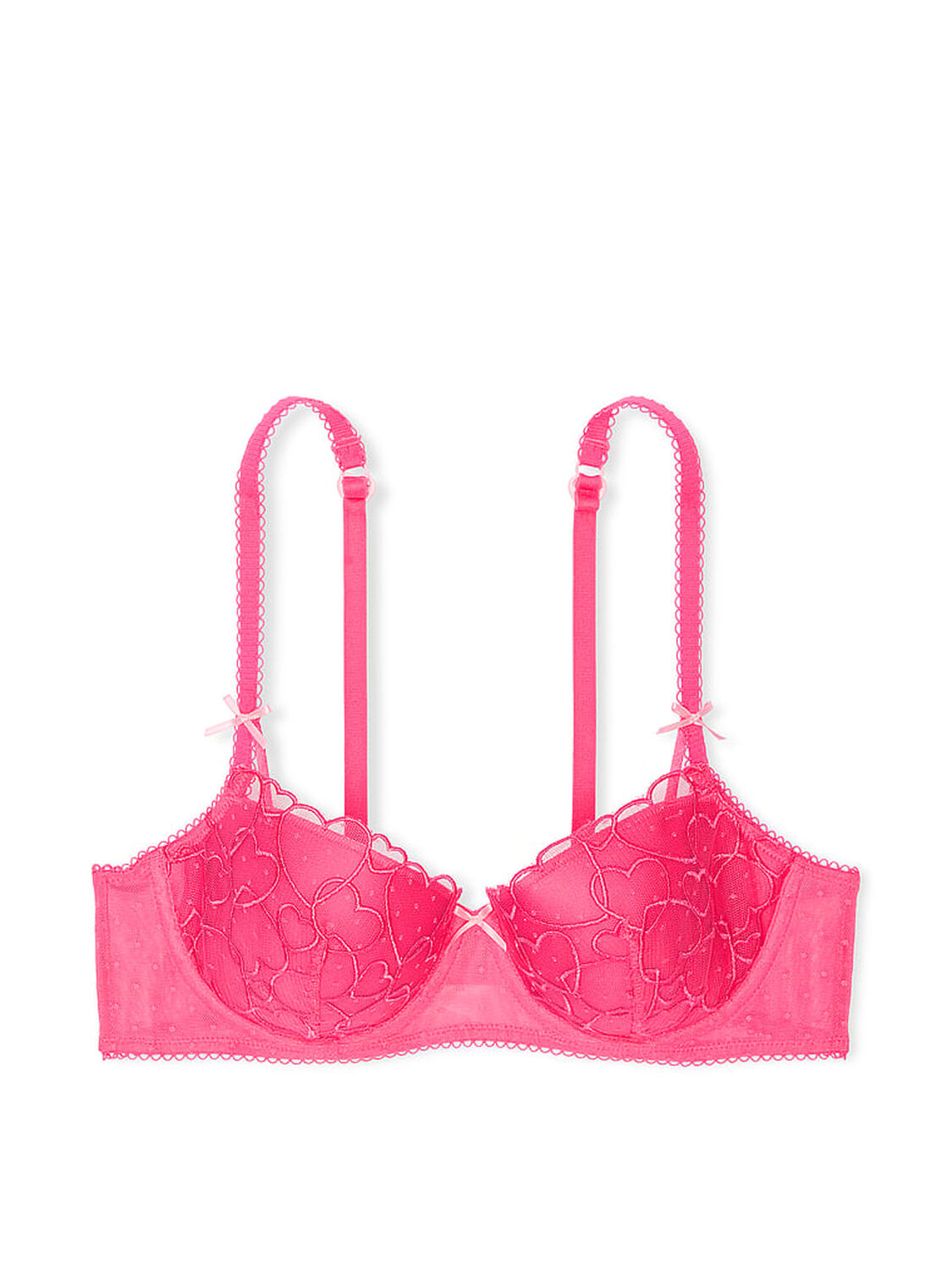 vs Pink Wink Lightly Lined Balconette Bra Double Bubble 3 of 3 