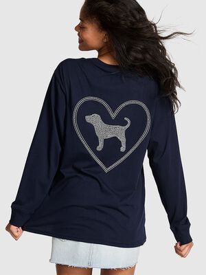 Campus Cotton Long-Sleeve Tee