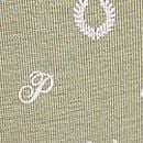 Logo Cotton Hiphugger Panty, Slate Green P Heritage Print, swatch