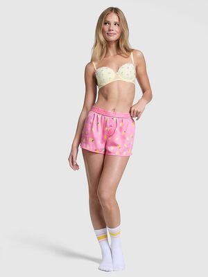 Silky Boxy Pajama Shorts