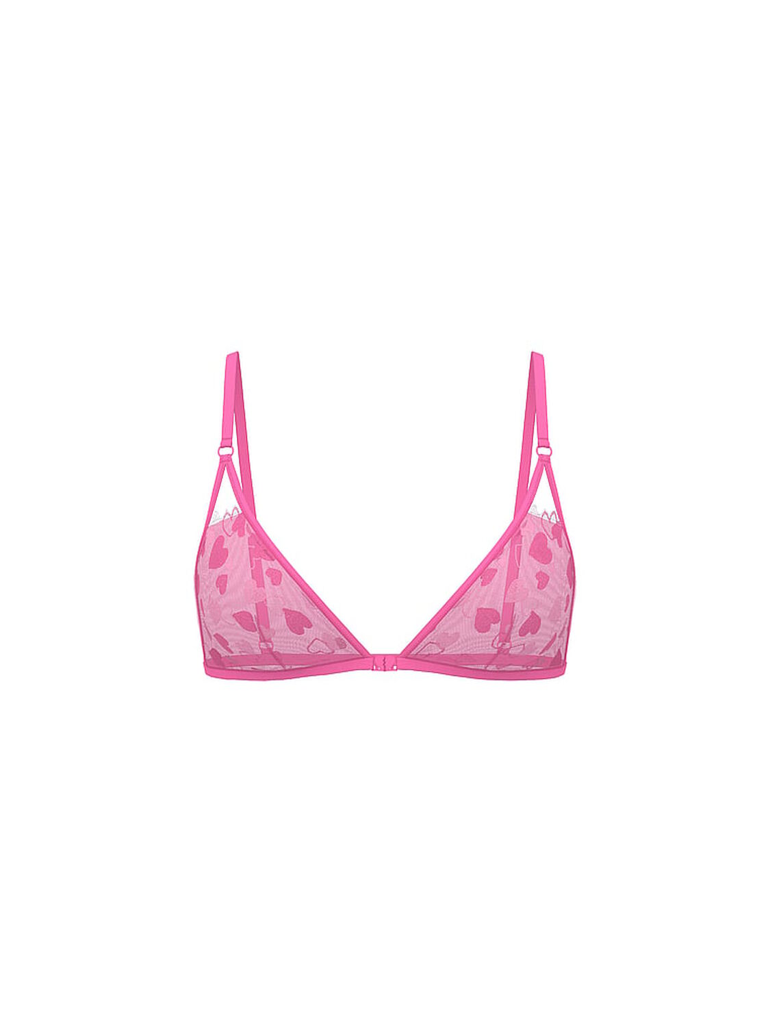 vs Pink Wink Wink Unlined Triangle Bralette Pink Balloon 3 of 4 