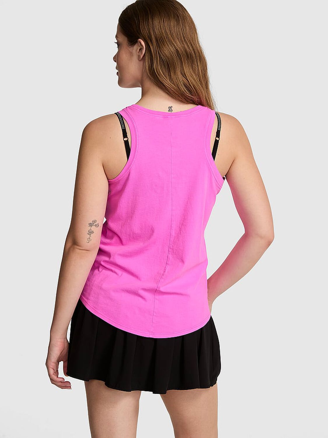 vs Pink Campus Cotton&trade; Tank Top Pink Berry 2 of 4 