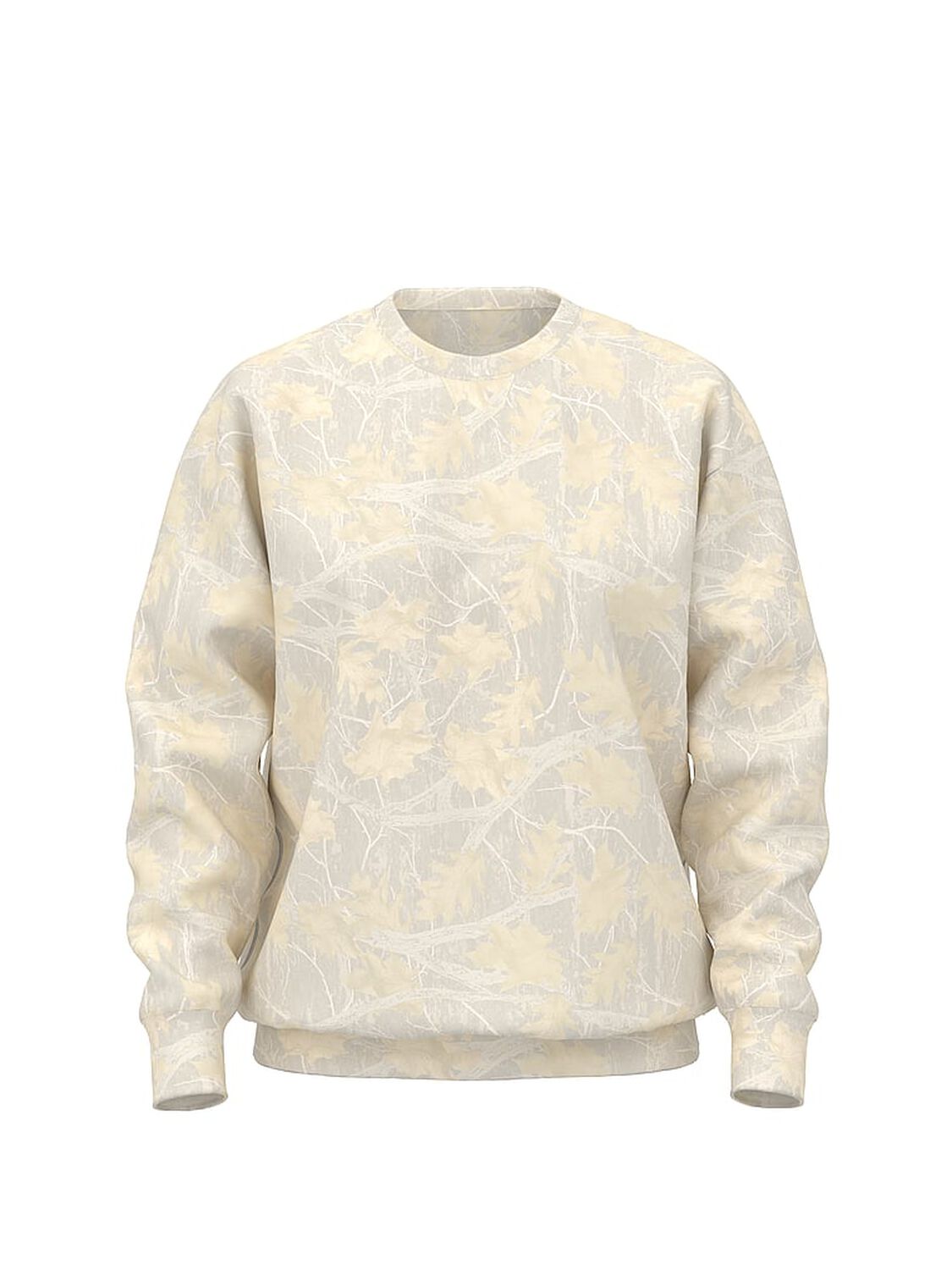 vs Pink Ivy Fleece Oversized Crew Sweatshirt Camo 3 of 3 